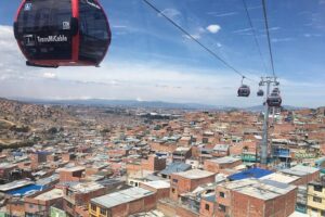 Cable car to el Paraiso, the city slum - H2: El Paraiso Street Art Walk and the Meaning Behind the Color