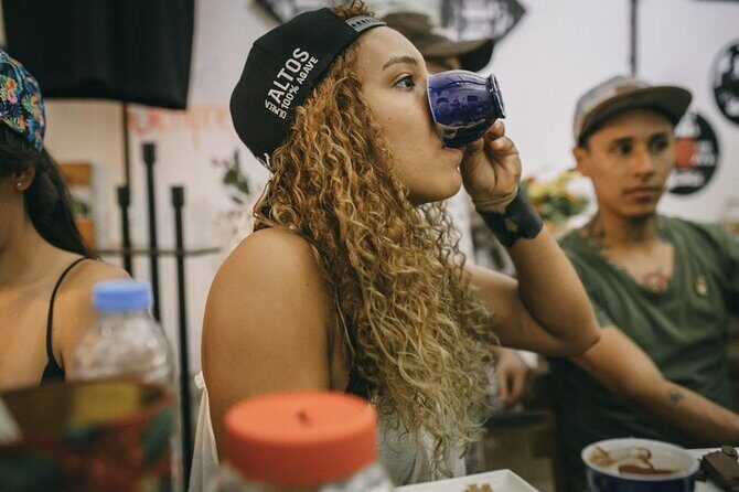 Cartagena Coffee Masters - The tasting lineup: 4–5 samples plus snacks and tea/coffee