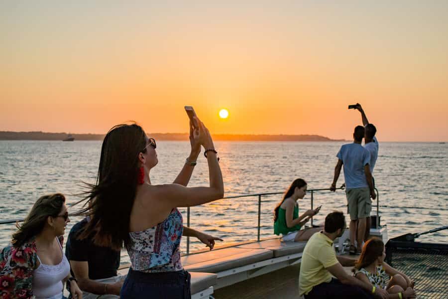 Cartagena de Indias: 2-Hour Sunset Cruise - What You Get On Board: One Drink, an Appetizer, and a Real Time-Saver