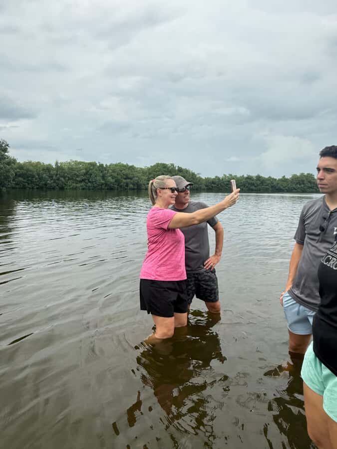 Cartagena: Mangrove Eco Tour & Fishing with Transportation - A natural drink sets the tone before you hit the water