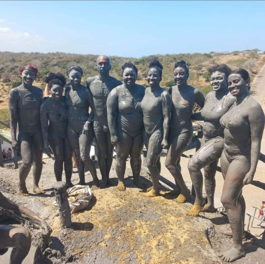 Cartagena: Mud Volcano Tour with Lunch, Pool, and Beach - The 15-minute Totumo mud bath: what you do, and what you avoid