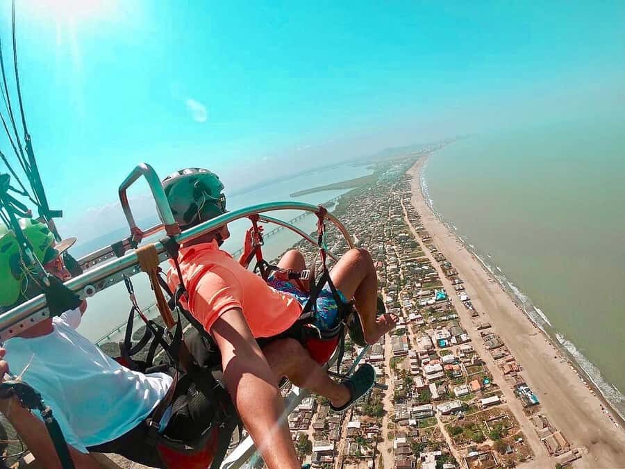Cartagena: Paratriking Flight from the Beach - Paratriking Over Cartagena: What the 10 or 15 Minutes Actually Feels Like