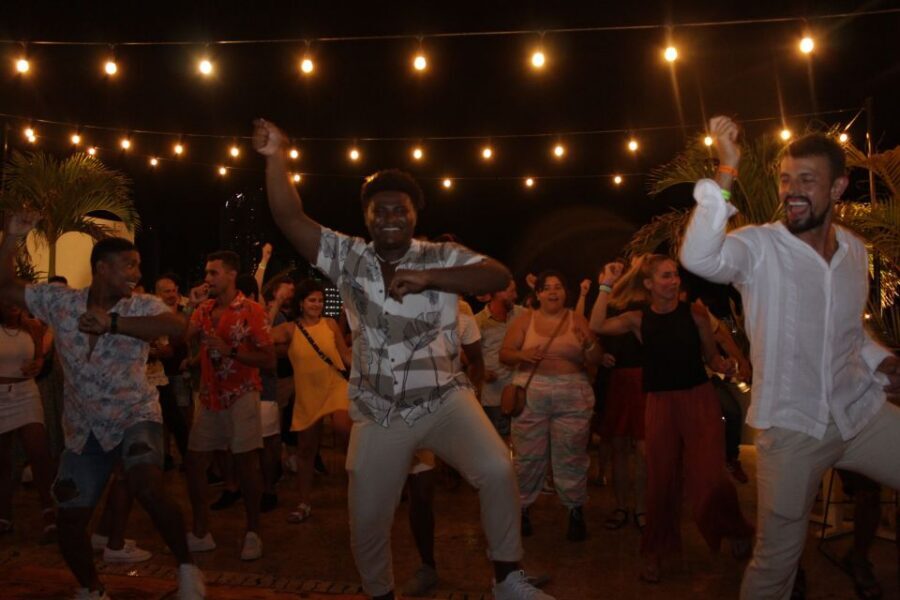 Cartagena: Pub Crawl with Dancing Lessons and Free Shots - The Guides Behind the Energy: Camila, Marbeluz, Jorge, Jose, and Hugo