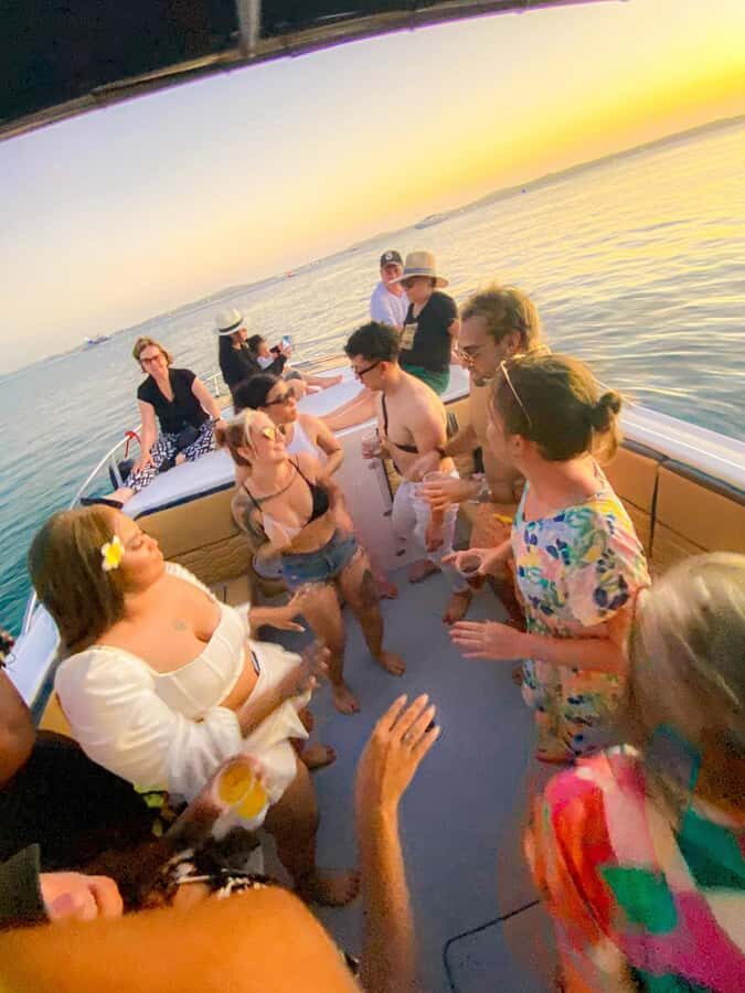 Cartagena: Sunset in boat in the bay with music and liquor - Price and what $24 really buys you