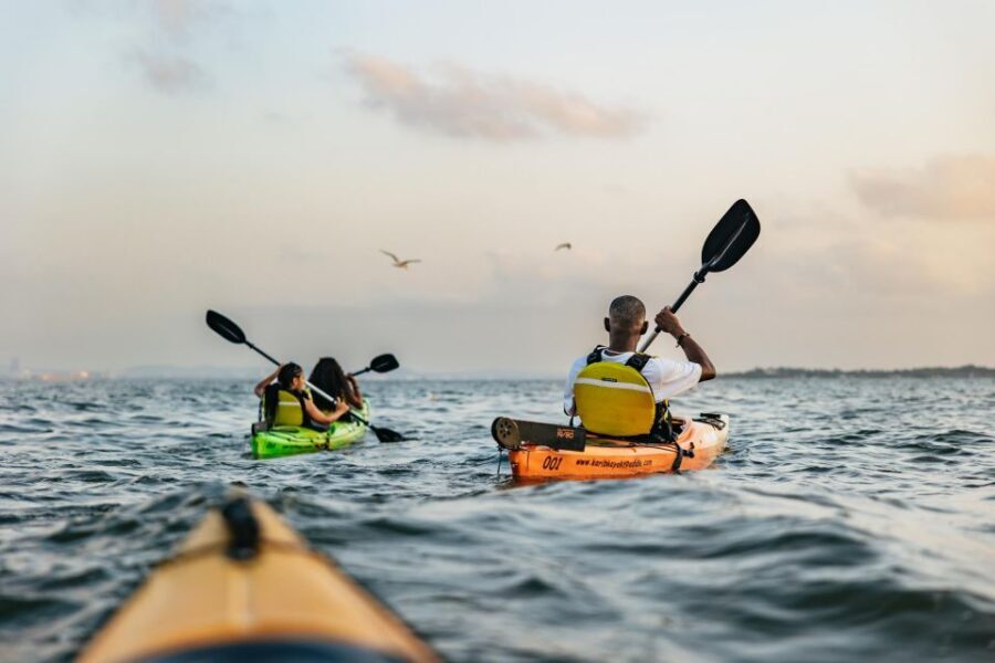 Cartagena: Sunset Sea Kayaking Tour - Your short hike and a beginner paddle of about 2 km