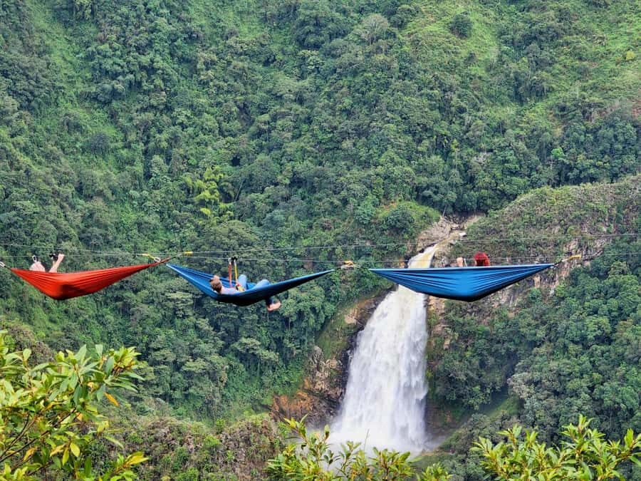 From Medellín: Dream Hammocks, Zipline, & Waterfall Day Trip - Hike to El Salto del Buey: Waterfall Power at the Base