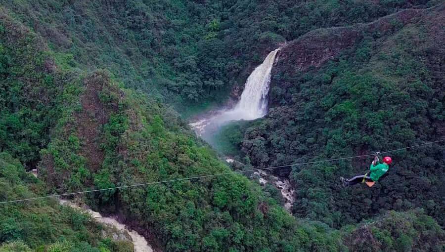 From Medellin: Epic Zipline and Giant Waterfall - The 20-minute hike to zipline #1: warm-up that sets expectations