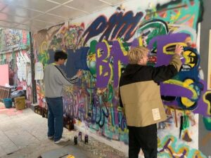 Fun Graffiti Workshop: The Art of Aerosol and Color - Can control, gradients, and “3D” lettering tricks you’ll practice