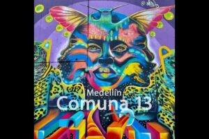 Medellín: Comuna 13 Tour with Spray Painting and ice cream - Stop 1 at Cra. 109 #38a-11: Murals, Alleys, Music, and a Viewpoint That Changes Everything