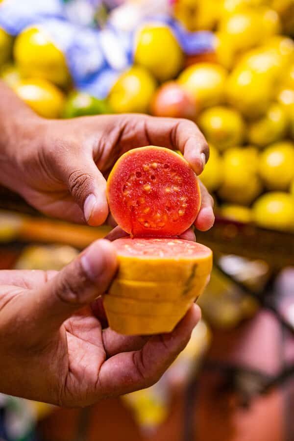 Medellín Multi-sensory Tour in the market, +15 Exotic Fruits - Juice, cleaning supplies, and the small details that help you eat comfortably