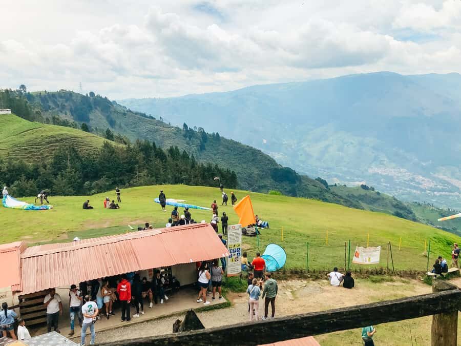 Medellín: Paragliding in the Colombian Andes - Entering the Andes view: what Medellín paragliding really feels like