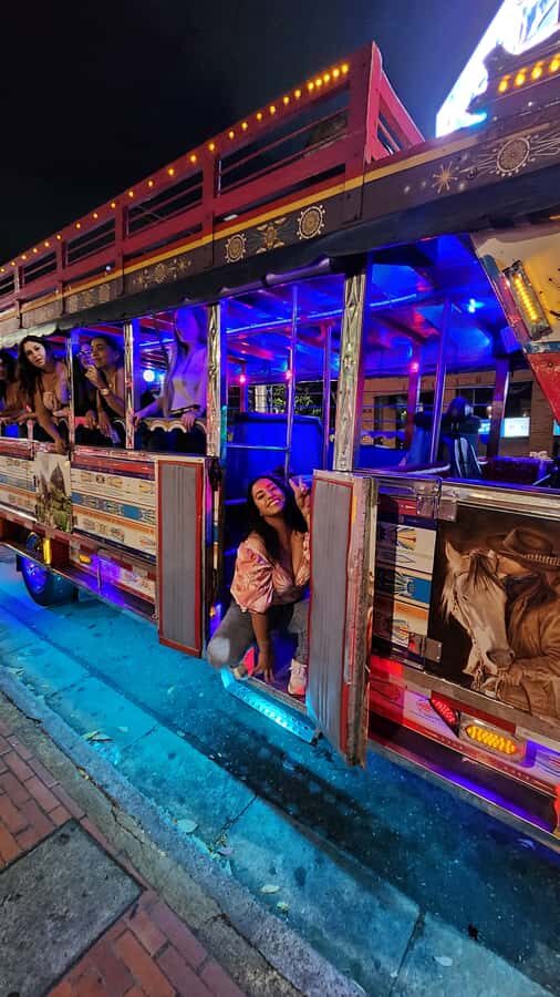 Medellin: Party Bus with DJ & Street Food Tastings - Street-food tastings: empanadas, arepas, ceviche chicharron, and more