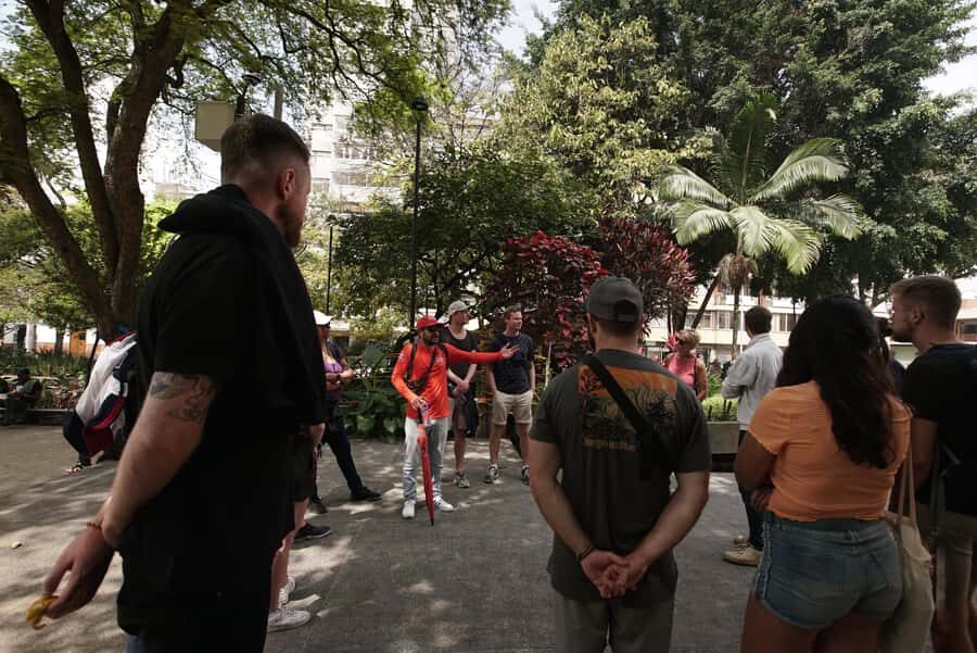 Shared Medellín Downtown Tour with Wireless Audio - Park of Lights: a tribute you’ll understand after the story